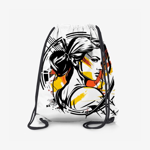 Рюкзак «Девушка Стрелец - стильный поп-арт. Знаки зодиака»