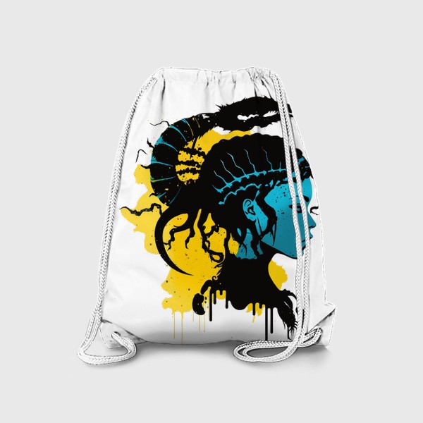 Рюкзак «Девушка Скорпион - стильный поп-арт. Знаки зодиака»
