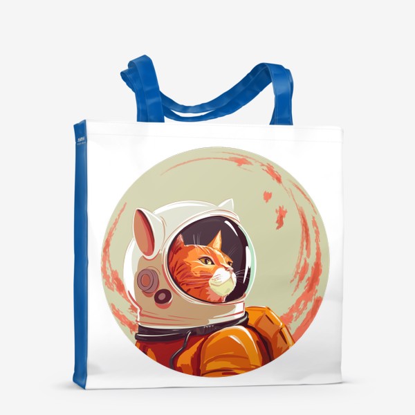 Сумка-шоппер «Рыжий кот-космонавт»