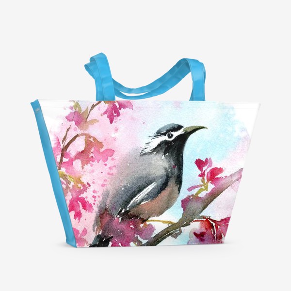 Пляжная сумка «птичка»