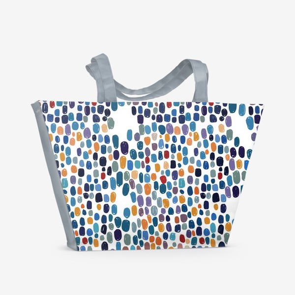 Пляжная сумка «узор в стиле импрессионизм»
