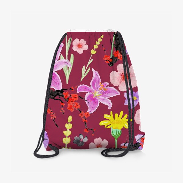 Рюкзак «цветы »