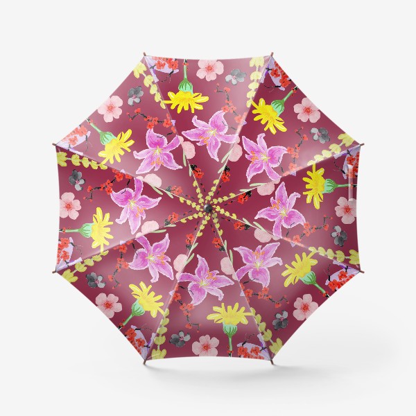 Зонт «цветы »
