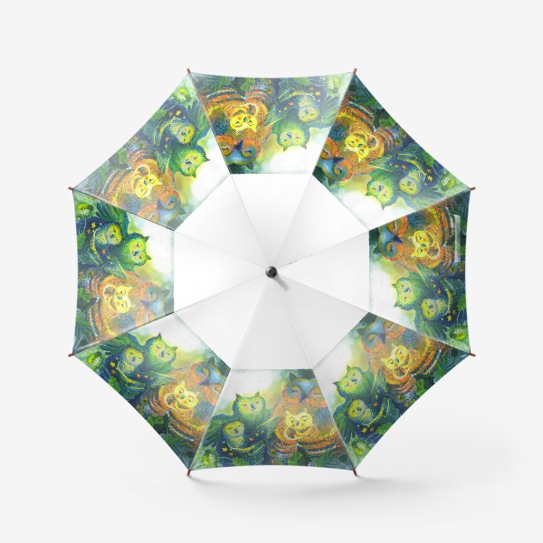 Зонт «семья сов»