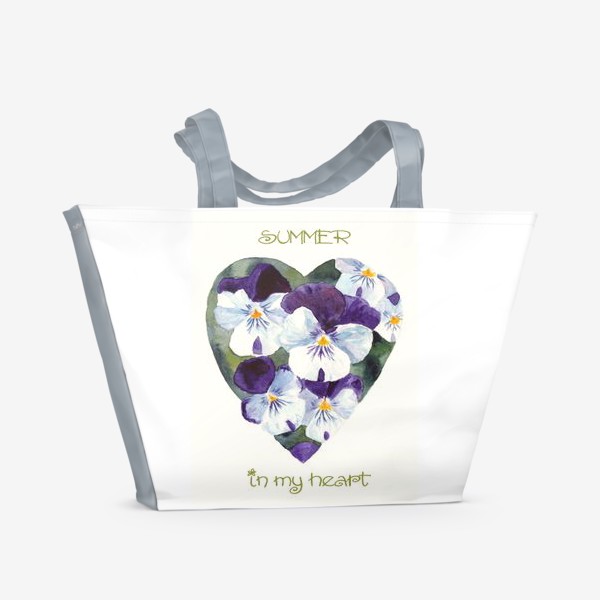 Пляжная сумка «Summer in my heart»