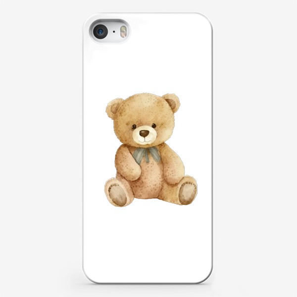 Чехол iPhone «Плюшевый медведь. Медвежонок. Детская игрушка.»