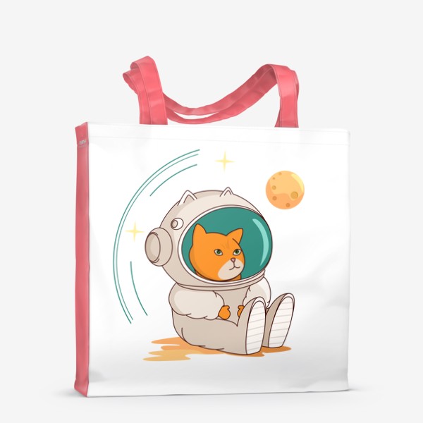 Сумка-шоппер «Кот в космосе »