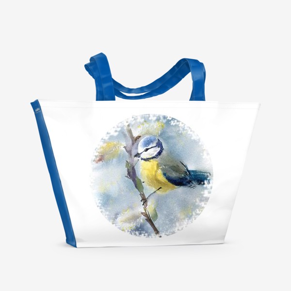 Пляжная сумка «синичка»
