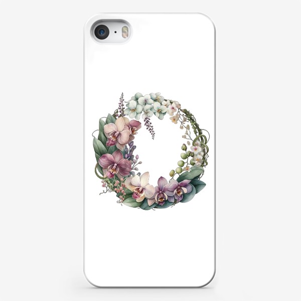 Чехол iPhone «Венок из цветов. Лето.»