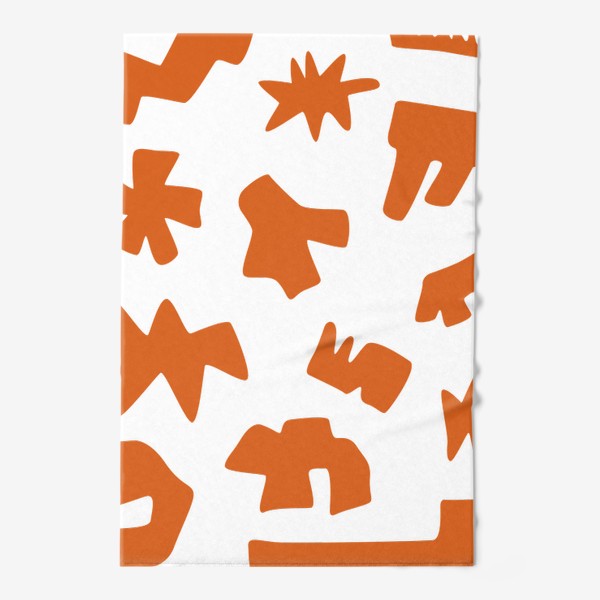 Полотенце «Оранжевая абстракция»