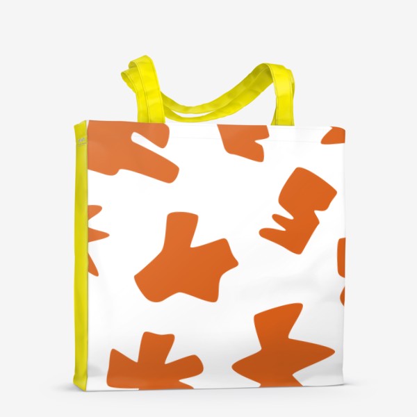Сумка-шоппер «Оранжевая абстракция»