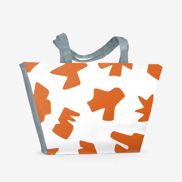 Пляжная сумка &laquo;Оранжевая абстракция&raquo;