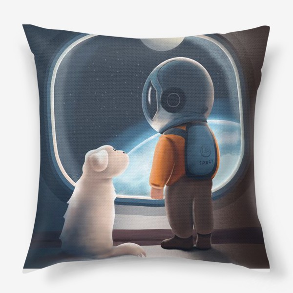 Подушка «Исследователи космоса »