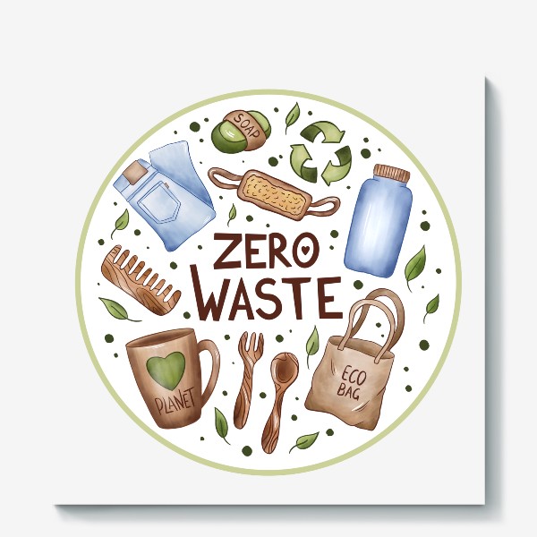 Холст «Zero waste»