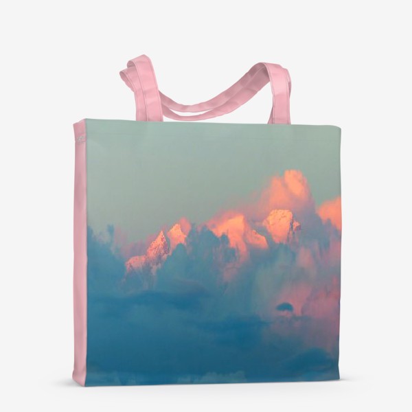 Сумка-шоппер «Розовые горы »