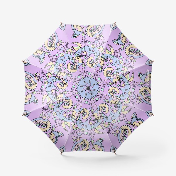 Зонт «Сиреневая абстракция»