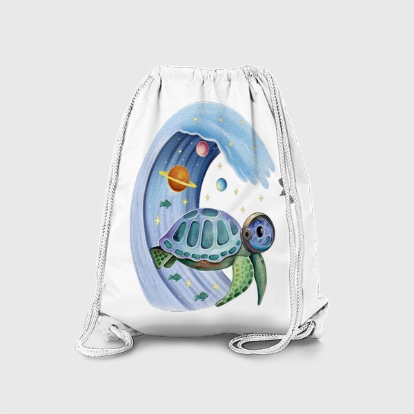 Рюкзак «Черепаха в космосе»