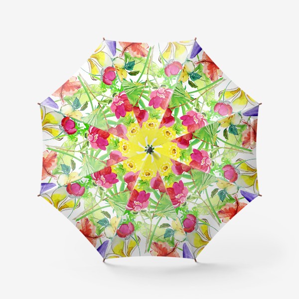 Зонт «разноцветные цветы »