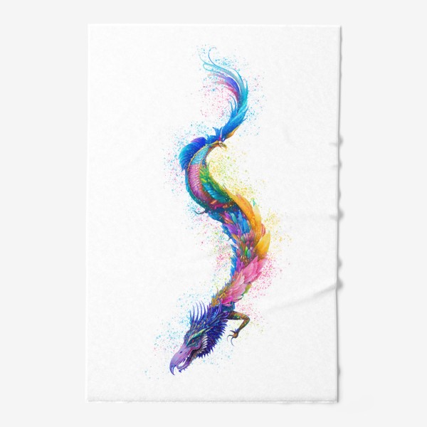 Полотенце «Разноцветный дракон»