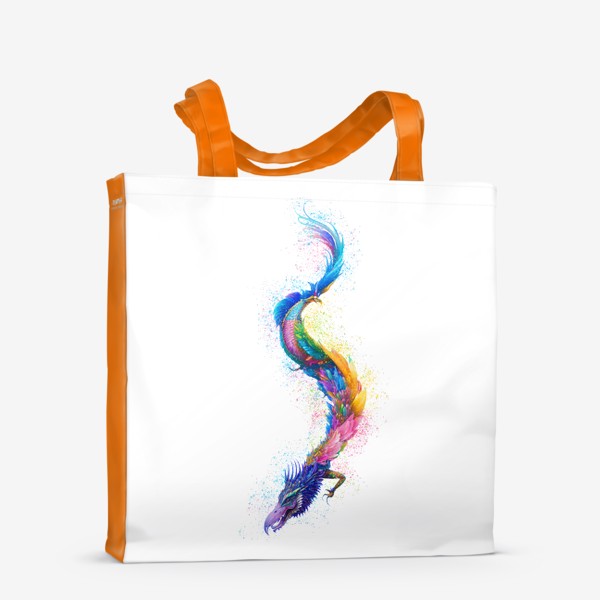 Сумка-шоппер «Разноцветный дракон»