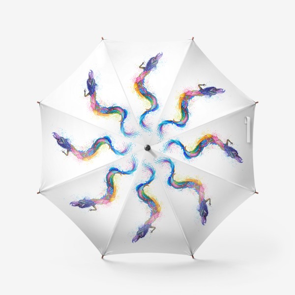 Зонт «Разноцветный дракон»