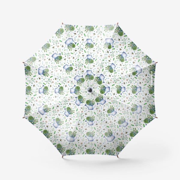 Зонт «Летнее настроение. Лейка с цветами»