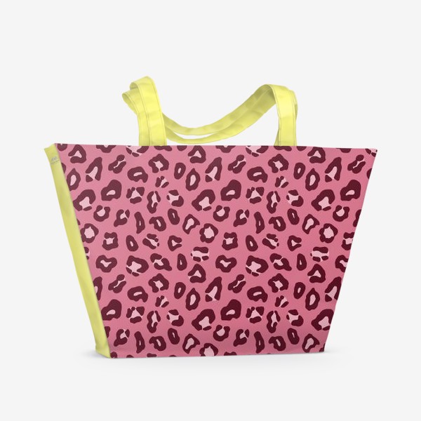 Пляжная сумка «Леопардовый принт»