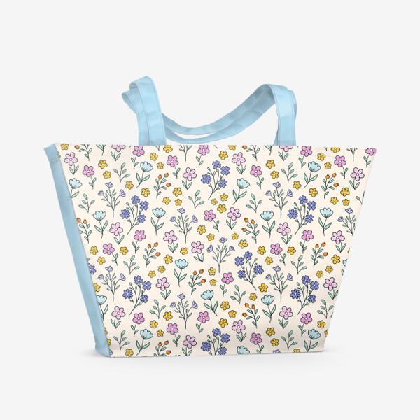 Пляжная сумка «Полевые цветы»