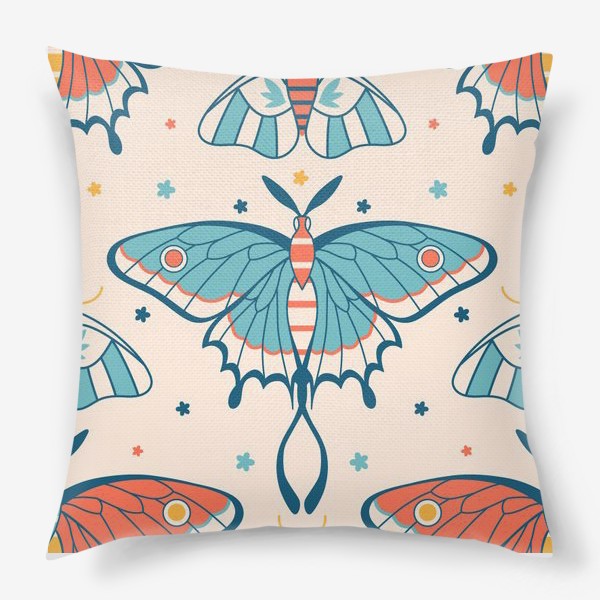 Подушка «Ночная бабочка/ boho moth»