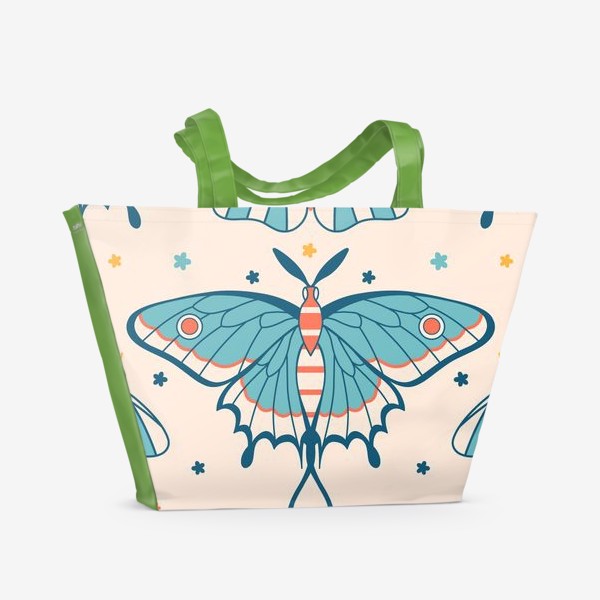 Пляжная сумка «Ночная бабочка/ boho moth»