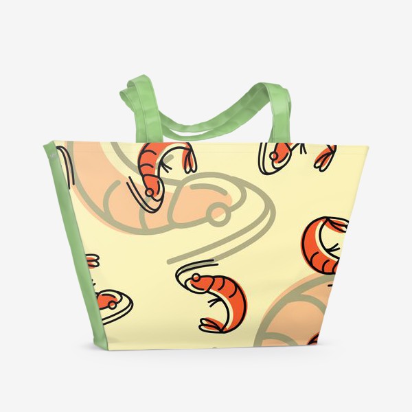 Пляжная сумка «Креветки»