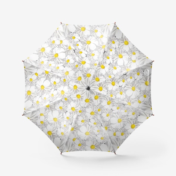 Зонт «Белые цветы»