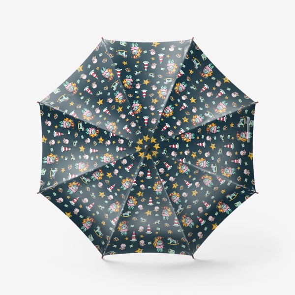 Зонт «Милый единорожек на прогулке»