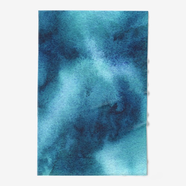 Полотенце «фон абстракция, синий, бирюзовый»