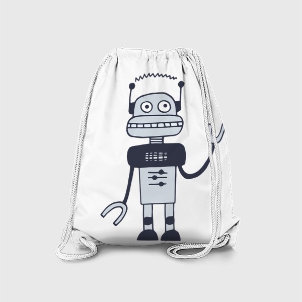 Рюкзак «робот серый»