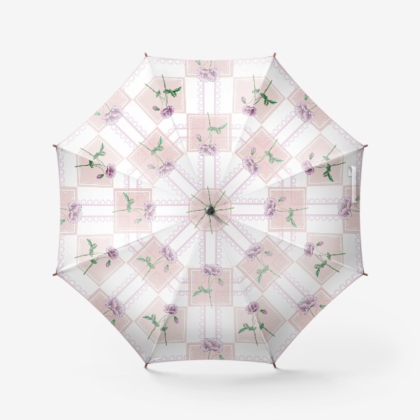 Зонт «Розовые маки»