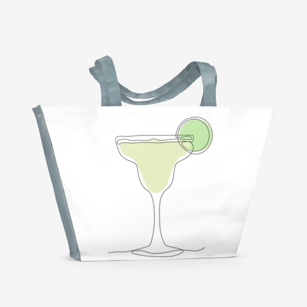 Пляжная сумка «коктейль Маргарита»