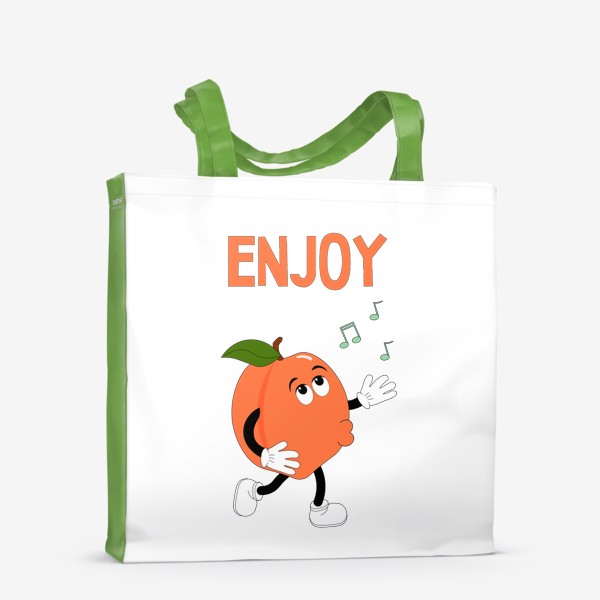 Сумка-шоппер «Счастливый персик»