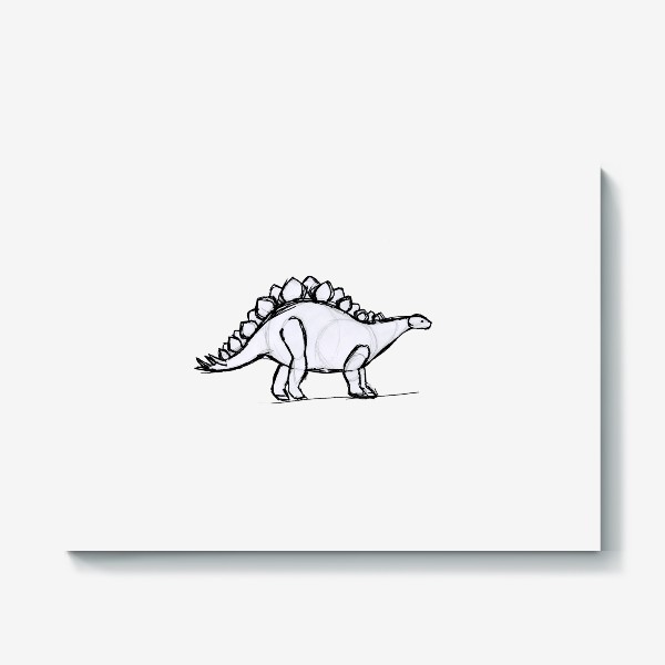 Холст «Стегозавр »