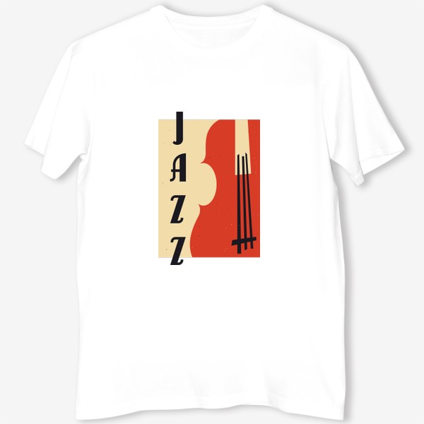 Футболка &laquo;Джаз, джазовые инструменты. Ретро&raquo;