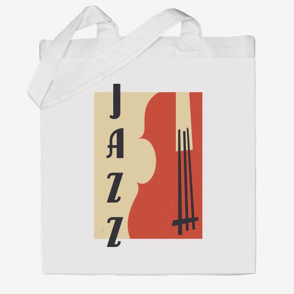 Сумка хб «Джаз, джазовые инструменты. Ретро»