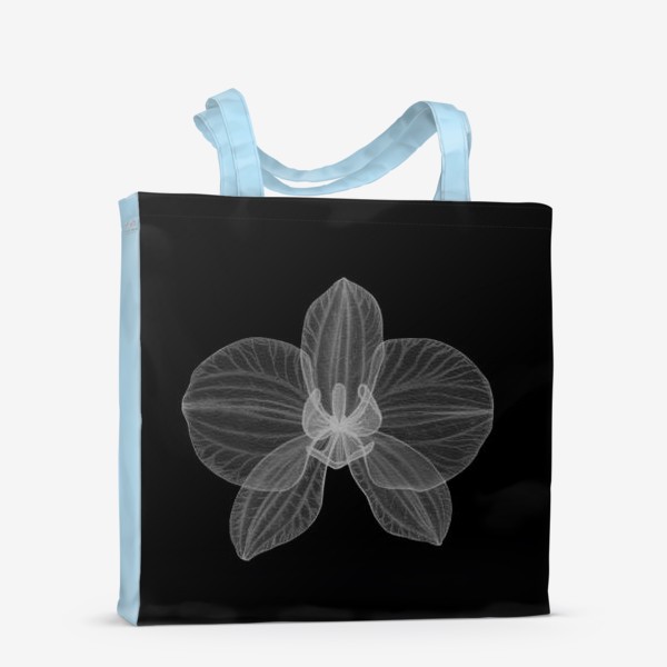 Сумка-шоппер «Орхидея на черном»