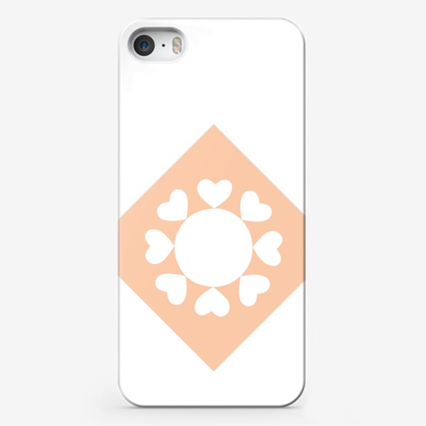 Чехол iPhone «Нежное солнышко (персиковый цвет)»