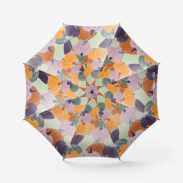 Зонт &laquo;Разноцветные тыквы&raquo;