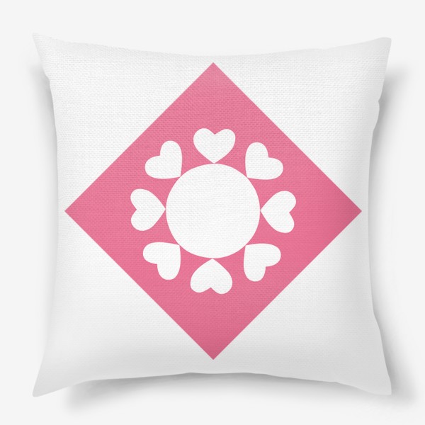 Подушка «Нежное солнышко (розовый цвет)»