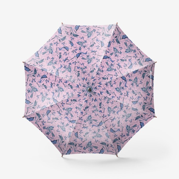 Зонт «ботанический узор»