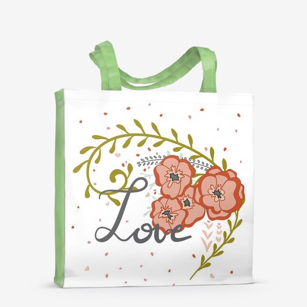 Сумка-шоппер «Love in the flowers»