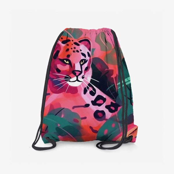 Рюкзак « Розовый леопард»