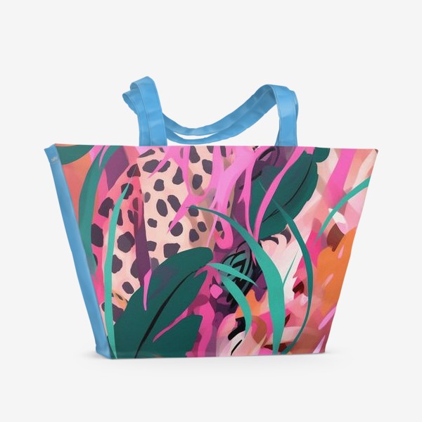 Пляжная сумка «Дикая природа в тропическом лесу»
