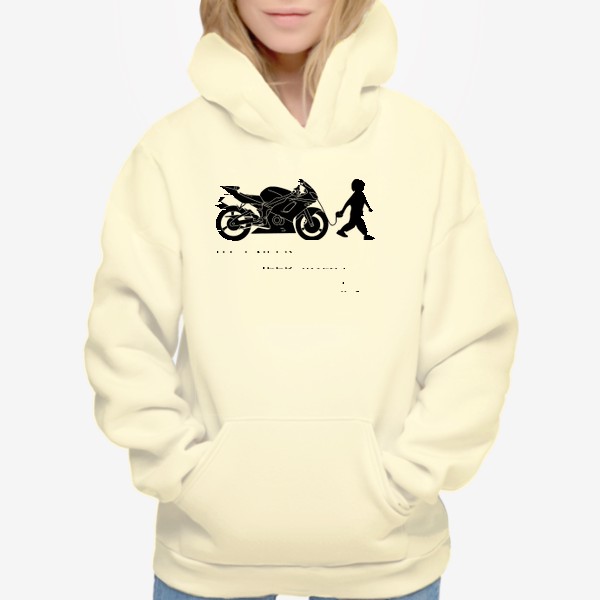 Худи «Мотоцикл и любовь»